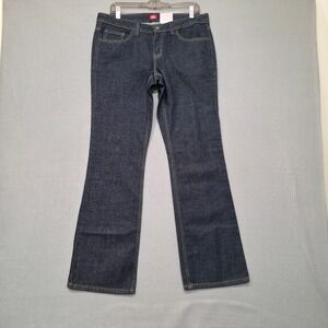 Dickies Womens Denim Blue Bootcut‎ Jeans Mid Rise Size 6 Regular NWT